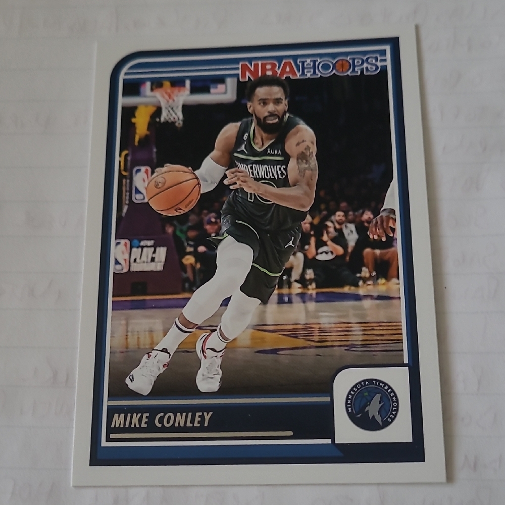Panini NBA Hoops Trading Card - Blue and White